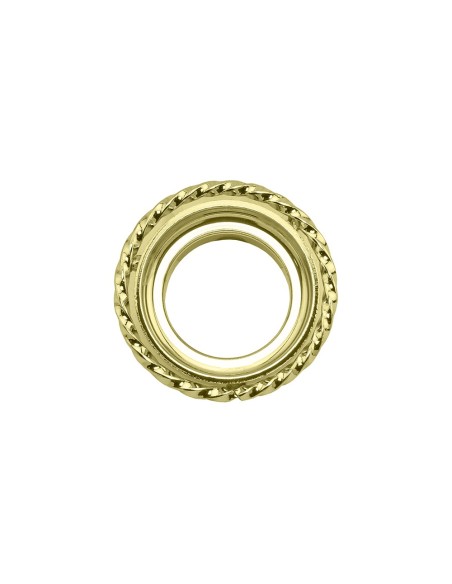 Lowrider Square Twisted Headset Cup Gold.